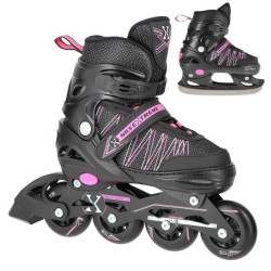 HMS Kolieskové korčule NILS Extreme NH11912 A 2v1, ružové HMS Kolieskové korčule NILS Extreme NH11912 A 2v1, ružové