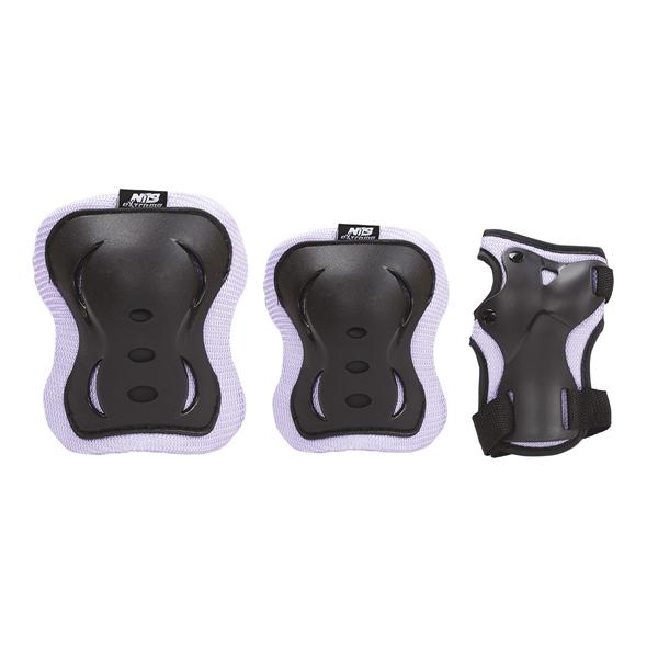 H726 Chrániče - sada NILS EXTREME, fialové, veľ. L