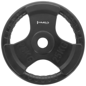 Závažie na činky HMS Tri-grip, 25 kg 