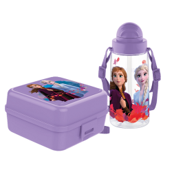 Disney Desiatový box s fľašou  Disney Desiatový box s fľašou