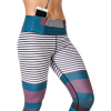 Štýlové fitness legíny – LEGI Striped Style L 