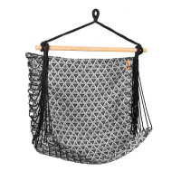 Spokey ETNO Hojdacia sieť/sedadlo do 120 kg, čierno-biela Spokey ETNO Hojdacia sieť/sedadlo do 120 kg, čierno-biela