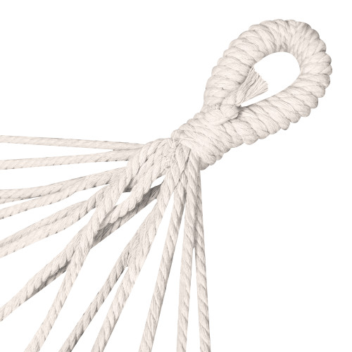 Spokey ZUNI Houpací síť do 120 kg, černo-bílá 