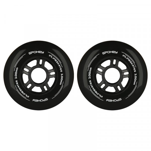 Spokey PU 100 mm Náhradné kolieska na korčule, 2 ks Spokey PU 100 mm Náhradné kolieska na korčule, 2 ks