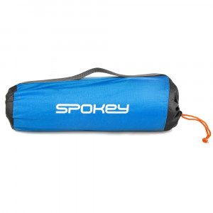 Spokey AIR BED Nafukovací matrac s vakom, 190x56x5 cm, R-Value 2.5, modrá 