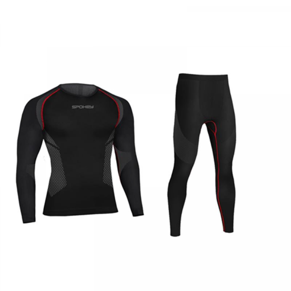 Spokey LEE Pánské termoprádlo - set, černé, vel. M/L - XL/XXL  Spokey LEE Pánské termoprádlo - set, černé, vel. M/L - XL/XXL
