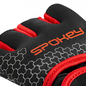 Spokey LAVA Neoprenové fitness rukavice, černo-červené, vel.. XS/S - M 