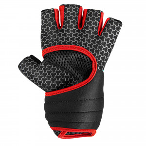 Spokey LAVA Neoprenové fitness rukavice, černo-červené, vel. XS/S SX/S 