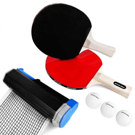 Spokey ROLL JOY-Sada pingpong, 2 rakety, 3 míčky,  síť 