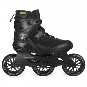 Spokey SHIFFTY PRO Kožené kolieskové korčule, čierne, ABEC11 Carbon, vel. 38 38 38 