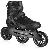 Spokey SHIFFTY PRO Kožené kolieskové korčule, čierne, ABEC11 Carbon, vel. 39