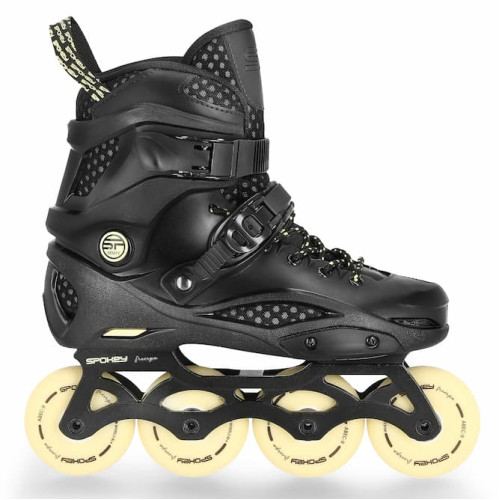Spokey FREESPO Freeskate kolieskové korčule, čierne, ABEC9 Chrome, veľ. 44/45 44 Spokey FREESPO Freeskate kolieskové korčule, čierne, ABEC9 Chrome, veľ. 44/45 44