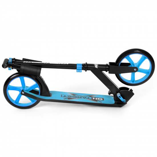 Spokey HASBRO NOISE Koloběžka, kolečka 200 mm, zn. NERF, černo-modrá 