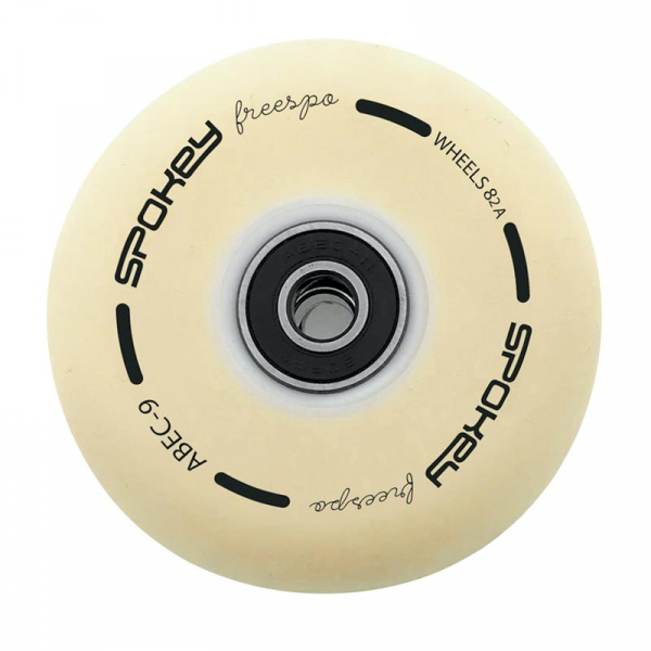 Spokey PU 80 mm Náhradné kolieska na korčule FREESPO WHITE SET, 4 ks Spokey PU 80 mm Náhradné kolieska na korčule FREESPO WHITE SET, 4 ks