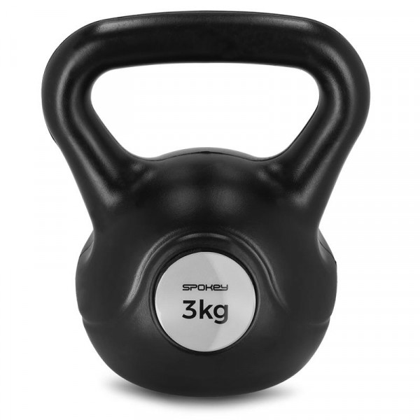 Spokey SCALES BASIC Kettlebell plastová činka 3 kg  Spokey SCALES BASIC Kettlebell plastová činka 3 kg