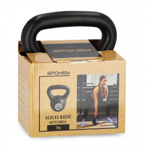 Spokey SCALES BASIC Kettlebell plastová činka 3 kg 