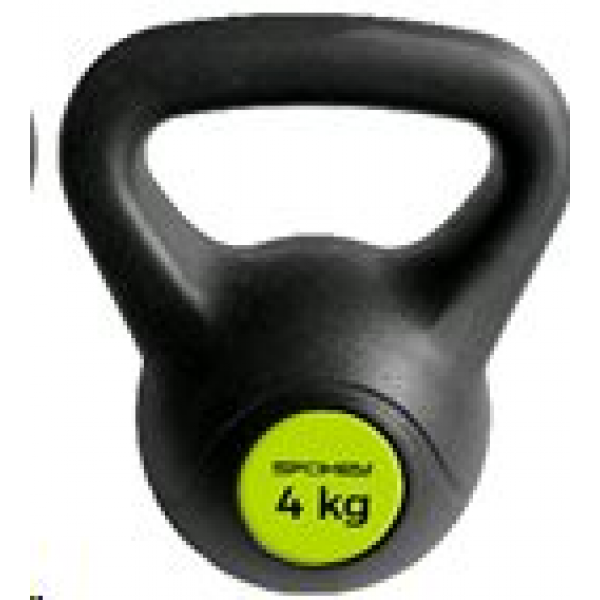 Spokey SCALES BASIC Kettlebell cementová činka 4 kg  Spokey SCALES BASIC Kettlebell cementová činka 4 kg
