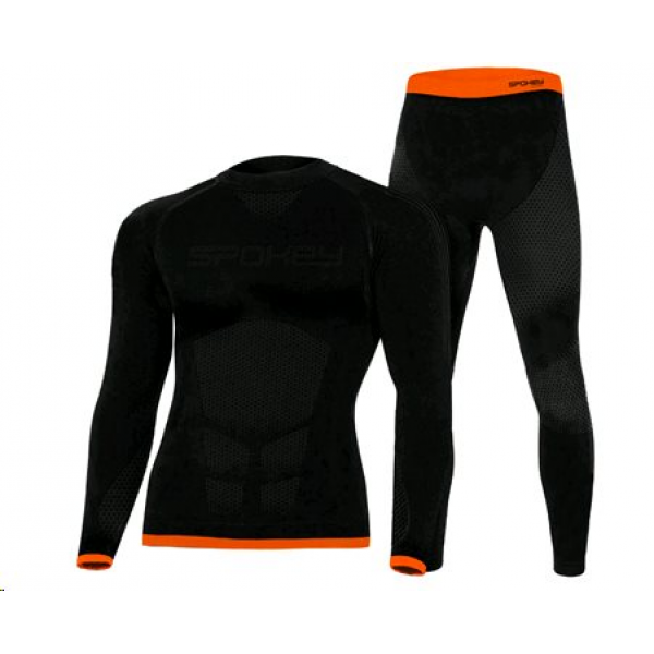 Spokey DRY HI OPTIMA SET Pánska termobielizeň, čierna, veľ. M/L - XL/XXL Spokey DRY HI OPTIMA SET Pánska termobielizeň, čierna, veľ. M/L - XL/XXL