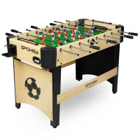 Spokey CHAMPIONSHIP II Stolný futbal, svetlo hnedý