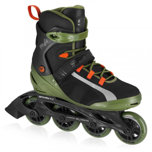 Spokey MrFIT Pánské fitness kolieskové korčule, ABEC7 Carbon, vel. 43 43 43 