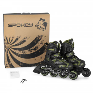 Spokey MrFIT Pánské fitness kolieskové korčule, ABEC7 Carbon, vel. 46 46 46 