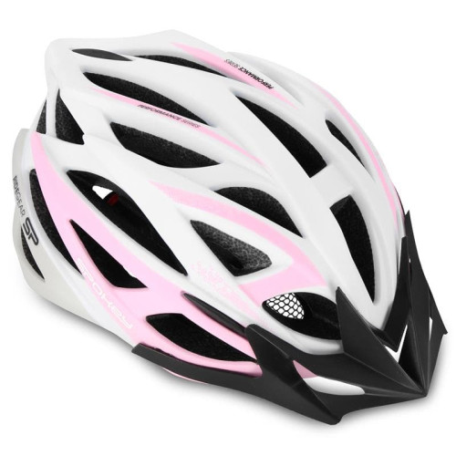 Spokey FEMME Cyklistická prilba IN-MOLD, 55-58 cm, bielo-ružová 55-58 bílo-modrá Spokey FEMME Cyklistická prilba IN-MOLD, 55-58 cm, bielo-ružová 55-58 bílo-modrá