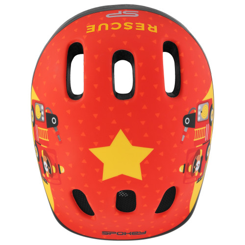 Spokey FUN RESCUE Detská cyklistická prilba, 52-56 cm 52-56 