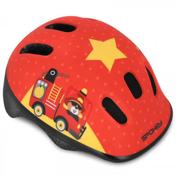 Spokey FUN RESCUE Detská cyklistická prilba, 52-56 cm 52-56  Spokey FUN RESCUE Detská cyklistická prilba, 52-56 cm 52-56
