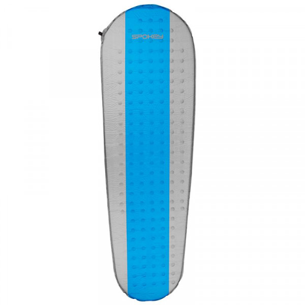 Spokey AIR MAT Samonafukovacia karimatka, 185x55x3 cm, R-Value 3, šedo-modrá 