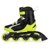 Spokey MrsFIT Dámske fitness kolieskové korčule, čierno-žlté, ABEC7 Carbon, veľ. 36-41 