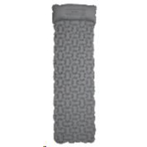 Spokey AIR BED PILLOW BIG Nafukovací matrac s vankúšikom, 213 x 62 x 6 cm, R-Value 2.5, sivá Spokey AIR BED PILLOW BIG Nafukovací matrac s vankúšikom, 213 x 62 x 6 cm, R-Value 2.5, sivá