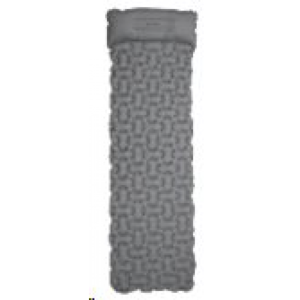 Spokey AIR BED PILLOW BIG Nafukovací matrac s vankúšikom, 213 x 62 x 6 cm, R-Value 2.5, sivá  Spokey AIR BED PILLOW BIG Nafukovací matrac s vankúšikom, 213 x 62 x 6 cm, R-Value 2.5, sivá