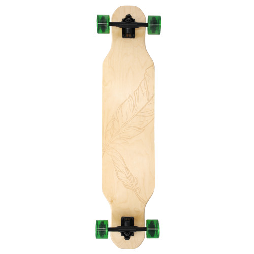 Spokey LONGBAY PRO Longboard 104x24cm, ABEC7, zeleno-čierny 