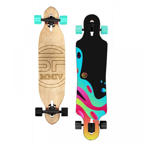 Spokey LONGBAY PRO Longboard 104x24cm, ABEC7, farebný  Spokey LONGBAY PRO Longboard 104x24cm, ABEC7, farebný