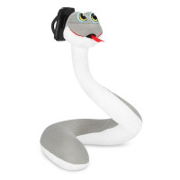 Spokey SERPENTE Detský cestovný vankúš v tvare hada s držákom na telefón