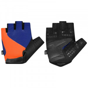 Spokey EXPERT Pánské cyklistické rukavice, modro-oranžové XL 
