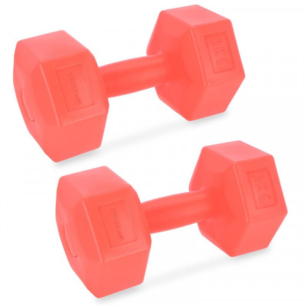 Spokey MONSTER B Činka jednoručka - sada, 2x5 kg 