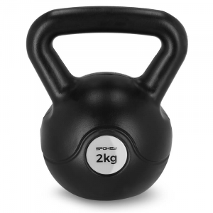 Spokey KETLA Kettlebell plastová činka 2 kg 