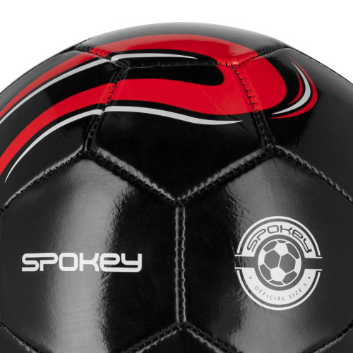 Spokey MERCURY Futbalová lopta, veľ. 5, čierno-červená 5 bílo-modrá 