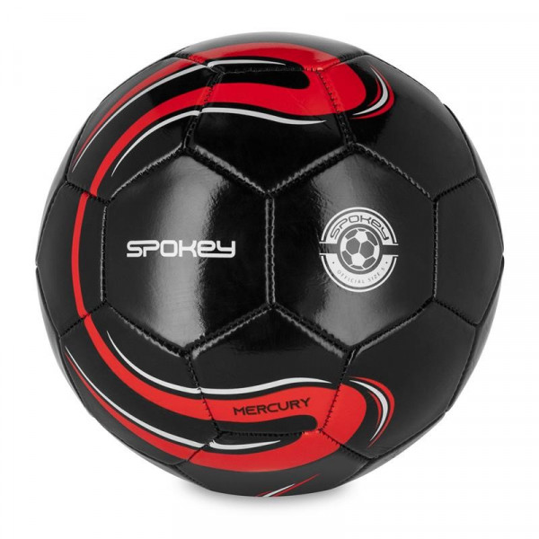 Spokey MERCURY Futbalová lopta, veľ. 5, čierno-červená 5 bílo-modrá  Spokey MERCURY Futbalová lopta, veľ. 5, čierno-červená 5 bílo-modrá