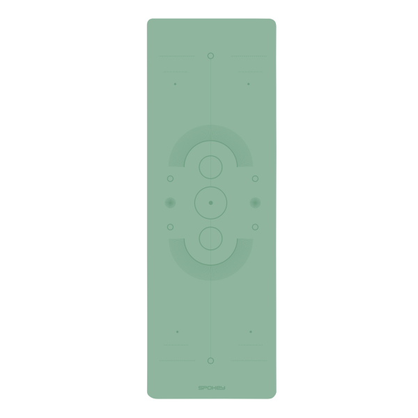 Spokey MANDALA Podložka na cvičenie, 180x60x0,4cm, lososová