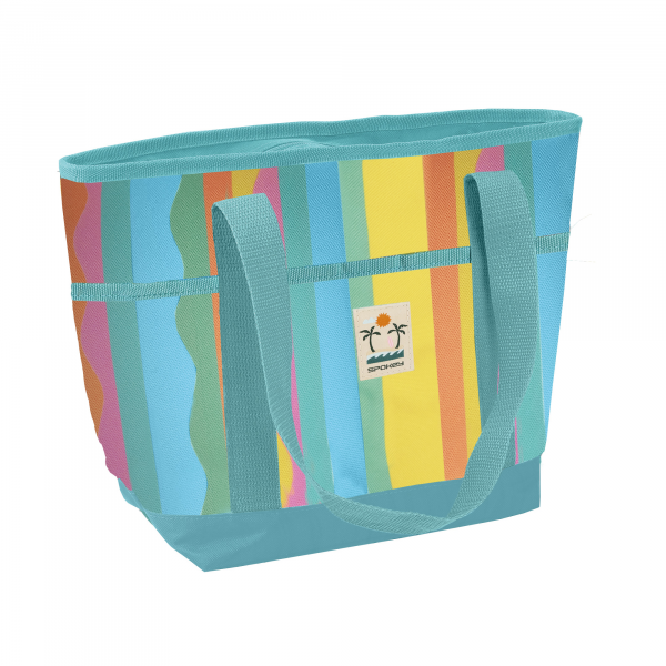 Spokey ACAPULCO Termotaška, 12 l, farebné pruhy  Spokey ACAPULCO Termotaška, 12 l, farebné pruhy