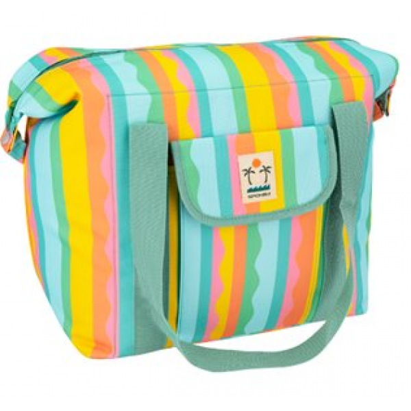 Spokey SAN REMO Termotaška, 28 l, farebné pruhy  Spokey SAN REMO Termotaška, 28 l, farebné pruhy