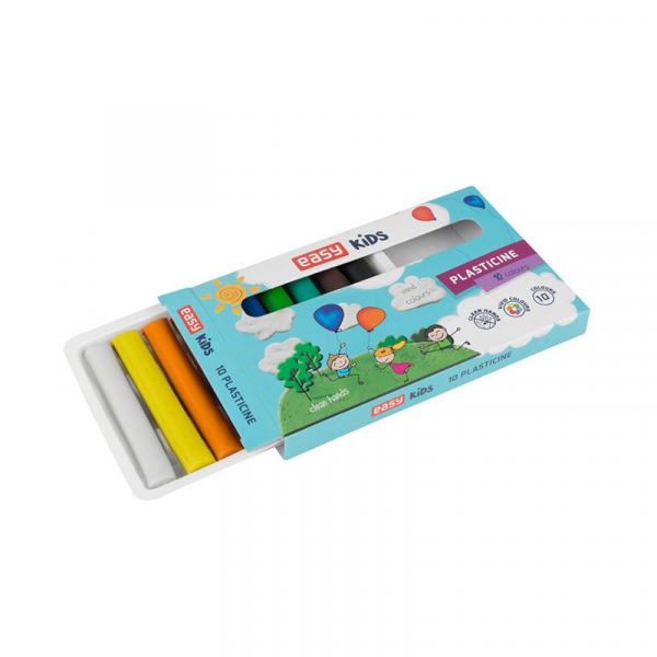 Spokey EasyCreative plastelína 10 barev/sada, 160 g