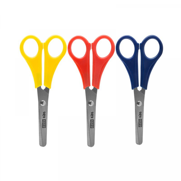 Spokey Školní nůžky s měřítkem - 13 cm, 30 ks mix