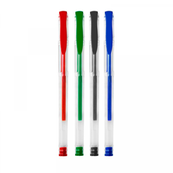 Spokey EASY STANDARD Gelová pera v klasických barvách, 0,7 mm, 4 ks v balení, mix barev Spokey EASY STANDARD Gelová pera v klasických barvách, 0,7 mm, 4 ks v balení, mix barev