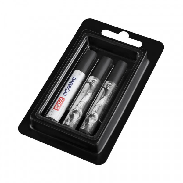 Spokey EASY Kreslící uhly kulaté, 3 ks