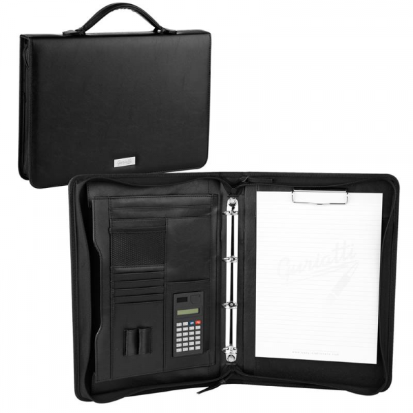 Spokey Obchodní složka/diplomatka Guriatti CALCULATE se zipem  A4-B-04 černá Spokey Obchodní složka/diplomatka Guriatti CALCULATE se zipem  A4-B-04 černá