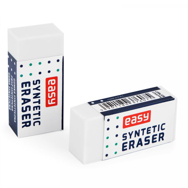 Spokey Pryž školní syntetická bílá, 40x19 mm, box 36 ks Spokey Pryž školní syntetická bílá, 40x19 mm, box 36 ks