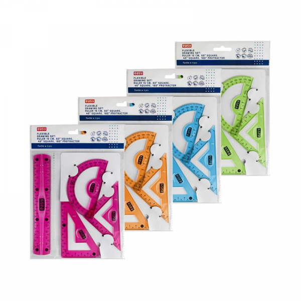 Spokey Sada pravítek FLEX  4 ks, box 12 ks Spokey Sada pravítek FLEX  4 ks, box 12 ks